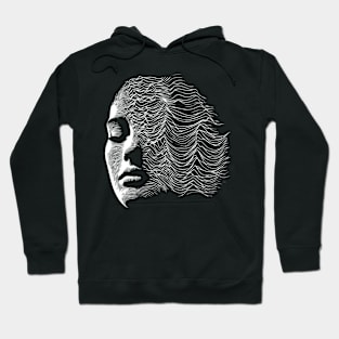 woman waves design Hoodie